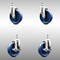 Service Caster 5 Inch 316SS Solid Polyurethane Swivel 10mm Threaded Stem Caster Brake, 2PK SCC-SS316TS20S514-SPUS-M1015-2-TLB-2 - alternate 1